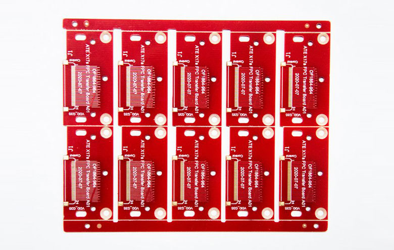 紅色線(xiàn)路板 紅色pcb電路板